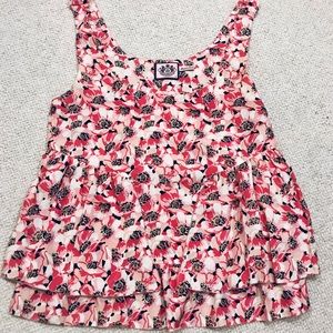 Juicy Couture Floral Silk Top
